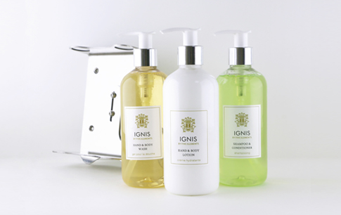 Hotel Toiletries India, Pumps and dispensers for hotels, Kimirica Hunter International, Luxury Hotel Amenities.